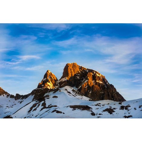 Tableau sur toile Pic du Midi 45x65 cm - Impression sur Toile Murale Décorative - Image imprimée en HD sur Toile - Toile sur Châssis en Bois FSC - Fabriqué en France (1/4)