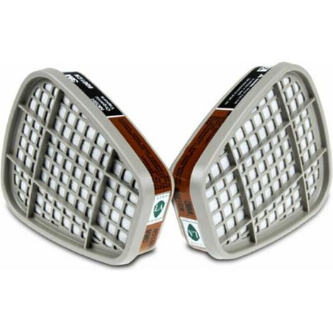 für 3M Filter 6001CN Kartusche A2 für Beatmungsgeräte der Serie 6000 2 Kartuschen (1 Paar) (1/5)
