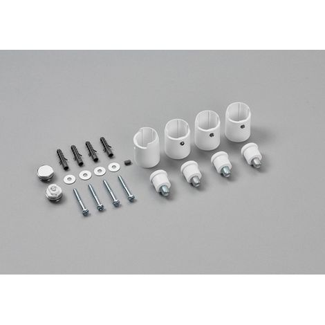 Wandmontage-Set f.Forma doppel- lagig RAL 9016