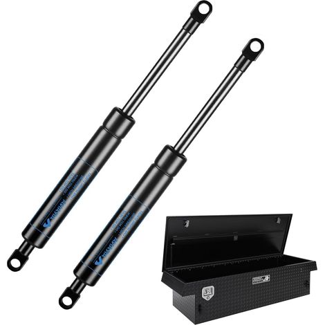Lot de 2 oeillet verin gaz 700mm 420N pour lit coffre de rechange (1/5)