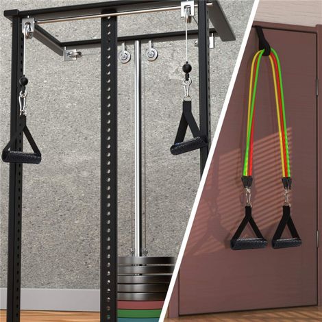 Poignées de Résistance TPR pour Entraînement à la Barre de Traction et Équipement de Fitness Maison (1/3)
