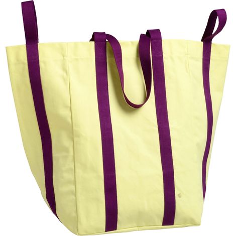 VIVARAISE - Cabas Poppins Iona - Sac maxi jaune en coton bio (1/5)