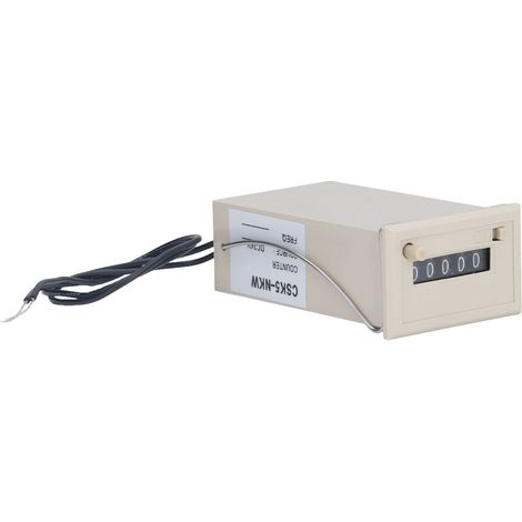 Compteur électromagnétique précis, faible erreur d'indication, résistant à l'abrasion, comptage fiable, petit compteur à impulsion. (1/5)