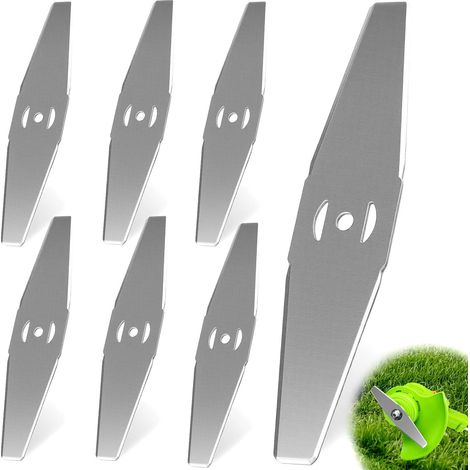 6 Stück Rasentrimmer Messer Metall Ersatz Freischneider Grasschneider (1/5)
