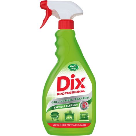 Dix Professional Express Detergente Liquido Spray per la Pulizia di Forni, Vetri del Camino, Griglie e Stufe 500ml (1/4)
