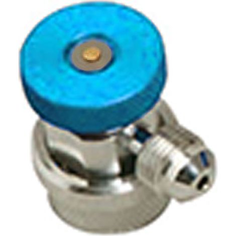 Conexión rápida regulable AV134-B6 3/8 SAE azul (baja)