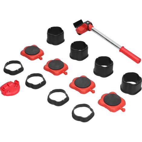 13 Pièces Déplacement Meuble Outil Réglable Hauteur Multifonction Charge Lourde Support Base (1/5)