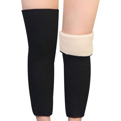 Rodilleras térmicas gruesas - Protectores cálidos para invierno - Unisex - Mantienen las piernas calientes (1/5)