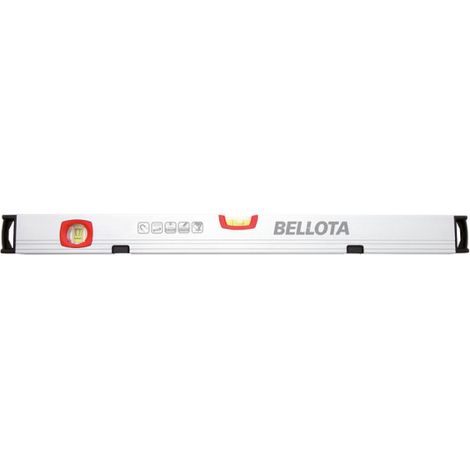 Niveau à bulle professionnel en aluminium aimanté - 100 cm - BELLOTA 50101M100 (1/5)