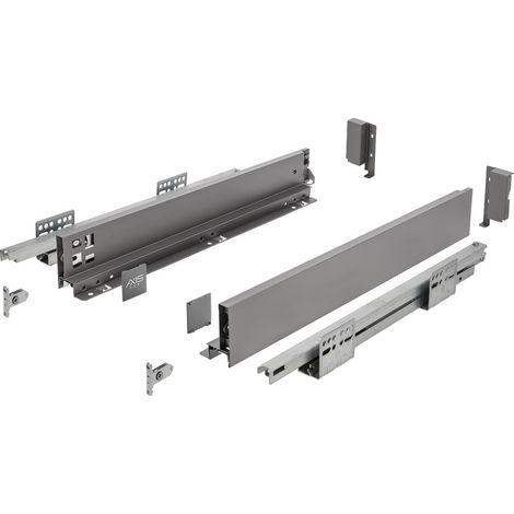 Schubkastenauszug Drucköffnungsfunktion Schubladen- Schienensystem 450mm 69mm