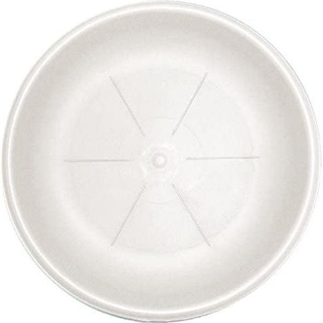 BAMA SOTTOVASO IN PLASTICA ROTONDO 35 CM IN COLORE BIANCO