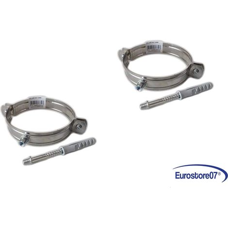 Collare per tubo acciaio inox aisi 304 monoparete spes mm.0,5 ø tubo mm.200 pz 2 (1/4)