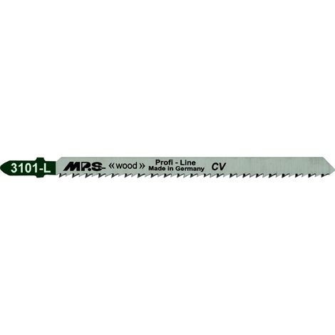 Lame de scie sauteuse MPS 3101-L pour des coupes nettes dans le bois jusqu'à 80 mm, 10 TPI.