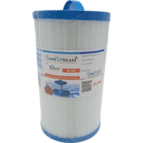 Ricambio filtro carta 50SQFT per minipiscina Jacuzzi 400060630 (EX 42243012 OXIA) (1/3)