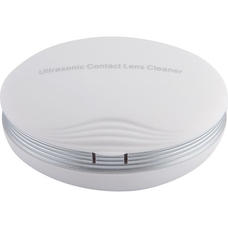 Étui de nettoyage ultrasonique pour lentilles de contact avec port USB. Nettoyeur de protéines oculaires automatique et ultrasonique. (1/5)