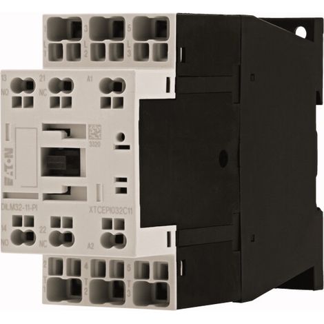 Contacteur puissance 3 380 400V 15KW 1 F 1 O 230V 50/60Hz Bornes Push In 000199670 EATON DILM32 11(230V50/60HZ) PI