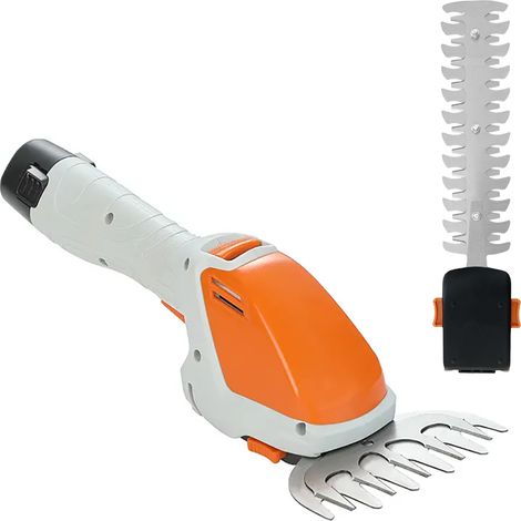 TAGLIASIEPI A BATTERIA 2 IN 1 CESAOIE FORBICI ERBA TAGLIAERBA PER TOSARE POTARE (1/5)