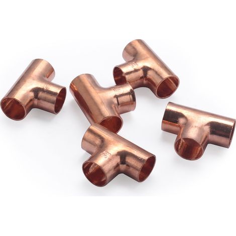 Té femelle égal à souder pour tube cuivre NOYON & THIEBAULT Ø15 x5 raccords