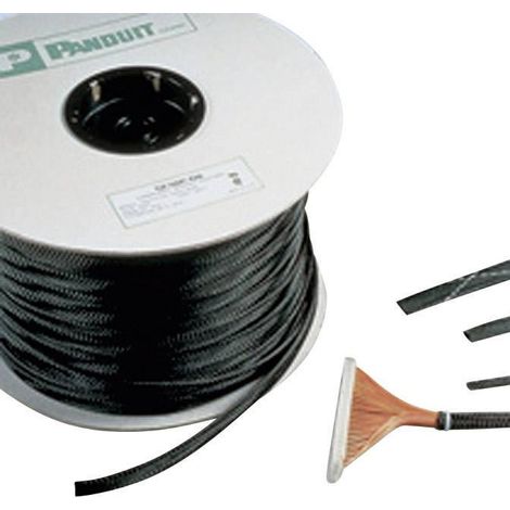 Panduit 2050001085061 Gaine tressée noire extensible PET