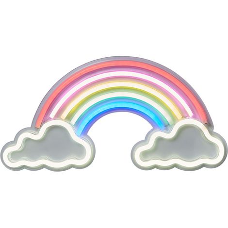 Litecraft Glow Rainbow Wall Light Neon Children's Lighting - Multicoloured (1/5)