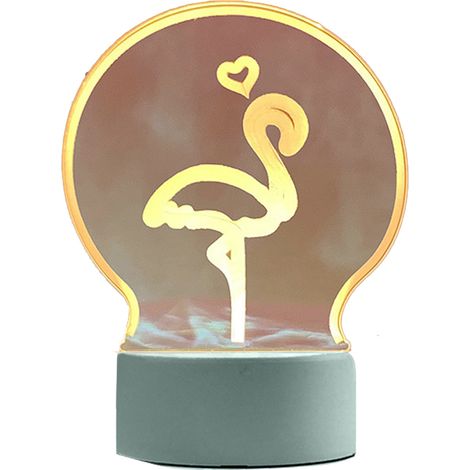 Veilleuse 3D créative, lampe de table LED originale et insolite, cadeau créatif (1/5)