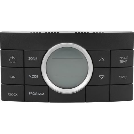 Ortviai Thermostat pour VR 3314082.000 – Commande centralisée multi-zone, 10 boutons, noir, compatible Dometic