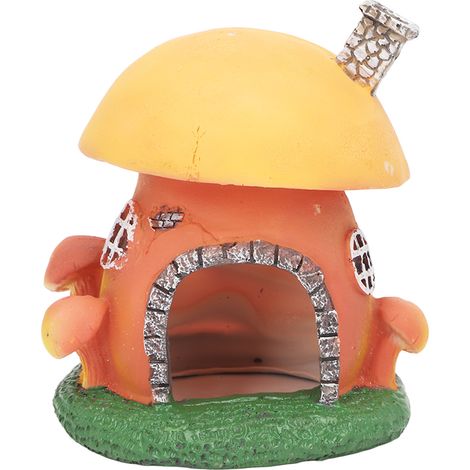 Aquarium champignon château ornement Simulation résine fabriqué à la main Aquarium paysage décoration pour