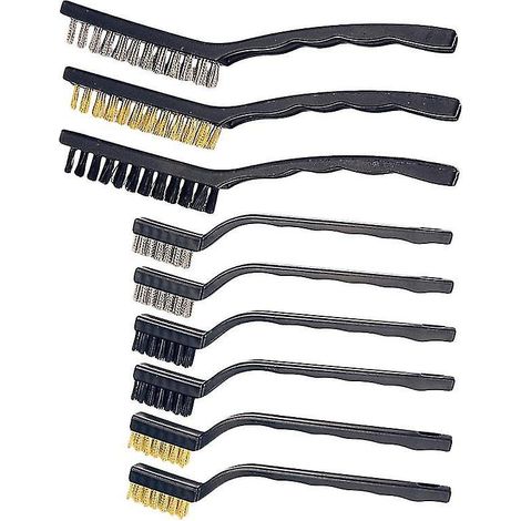 9 brosses métalliques