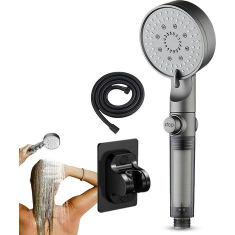 Pommeaux Douche Haute Pression Support Flexible, Kit Pommeau De (1/5)