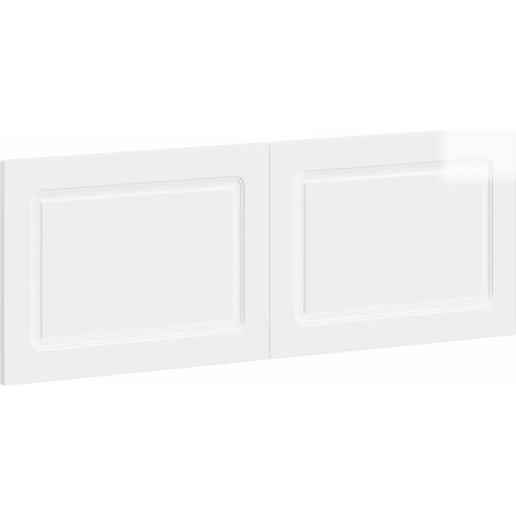 Maison Exclusive - Testiera da Muro UTRECHT Bianco Lucido Legno ingegnerizzato (1/5)