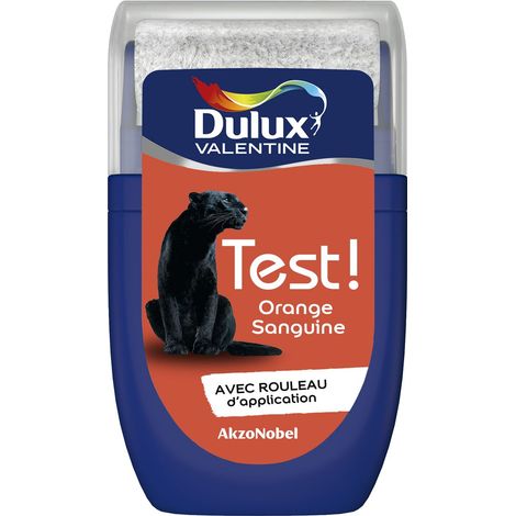Testeur couleur Orange Sanguine 30 mL - Peinture Dulux Valentine