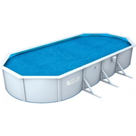 Bestway Bâche à bulles ovale 600 x 350 cm pour piscine Hydrium 610 x 360 cm (1/6)