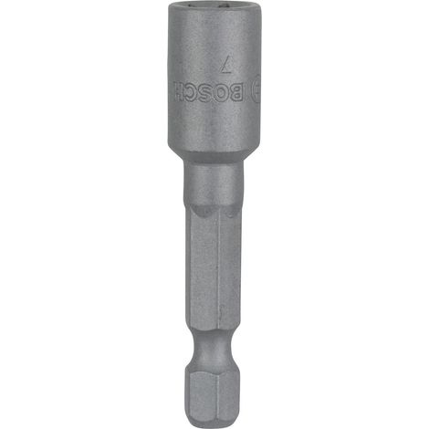 Bosch Accessories 2608550070 Steckschlüssel-Maschinenaufnahme 7 mm Antrieb 1/4" (6.3 mm) 50 mm 1 S