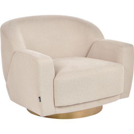Sessel LEJRE Stoff Hellbeige (1/5)