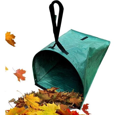 Wiederverwendbarer Abfallbeutel, geräumiger Gartensack, praktischer Abfallbehälter, extra großer Aufbewahrungsbehälter für den Außenbereich, praktisches Hilfsmittel zur Gartenpflege, Reinigungszubehör (1/5)
