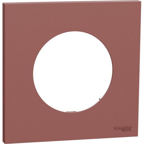 Plaque Odace Rose grenat 1 poste (S905702)