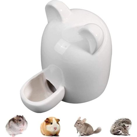 biberon en céramique pour hamster, gamelle pour hamster, abreuvoir en céramique pour hamster (1/5)