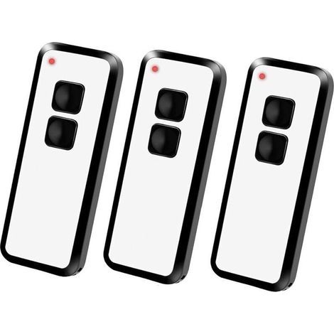 3 pièces Télécommande de Porte de Garage pour Novoferm Novotron 522, 524, 502 MAX43-2, 512 Mix43-2, Compatible avec Novoferm Novotron 433,92MHz Télécommande de Portail (1/4)