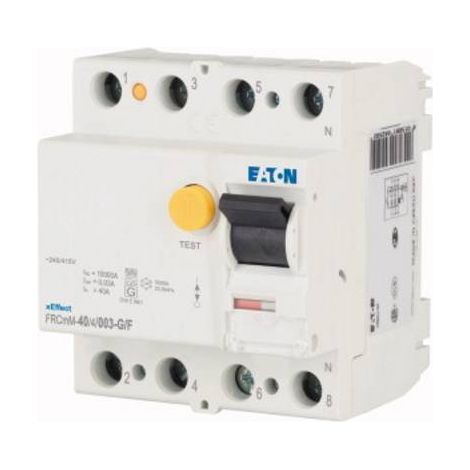 Disjoncteur différentiel 4P 40A 0,03A 10kA type G/F FRCMM-40/4/003-G/F 187409 (1/3)