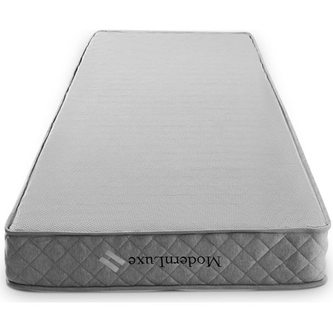 Stauraumbett 90x200 cm mit LED, USB-Anschlüssen und Matratze, Beige (1/5)