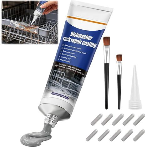 Kit Reparation Panier Lave Vaisselle, 50ml (Gris) (1/3)