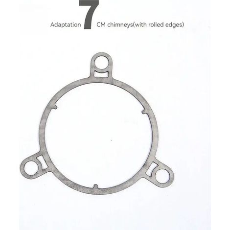 Accessoires de fixation pour pare-vent de conduit de cheminée pour poêles à bois de camping, anneaux de fixation pour pare-vent, accessoires de cheminée, réchauds de cuisine portables