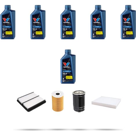 Kit tagliando 4 FILTRI e 6L OLIO compatibile con Kia Cee D (ED) 1.6 CRDI 66kw dal 2007 (1/5)