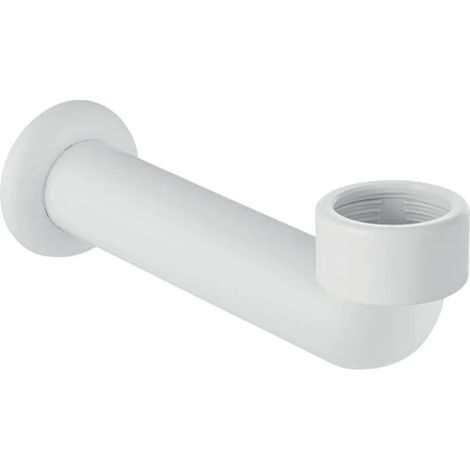 Geberit Coude de raccordement 90° avec rosace murale: d=50mm, blanc alpin, 152665111