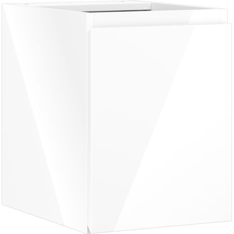 Mexen Orio Badezimmerschrank für Waschbecken 35 cm, 1 Tür, weiß glänzend - 91A11-03547-1-BF00 (1/5)