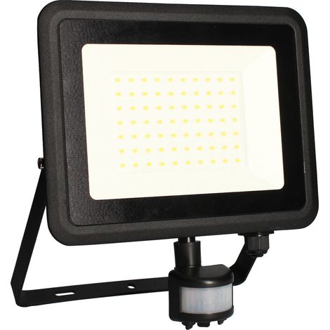 KREON 2 Wandstrahler - IP44, 50W, 4000K, 5000lm, Schwarz - IR-Detektor ARLUX LIGHTING