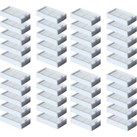 Lot de 40 filtres pour aspirateur robot V5 V5s V3 V3s V5pro V50 V55 X5 V5s Pro (1/3)
