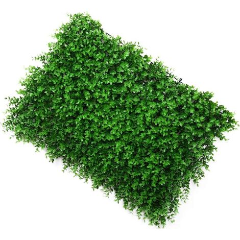 Mur Végétal Artificiel Vert en Ldpe, Aspect Réaliste pour Jardin (1/5)