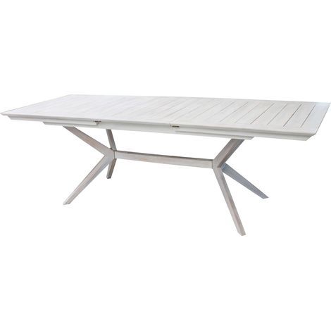 CAESAR - tavolo da giardino allungabile in legno massiccio di acacia (1/5)