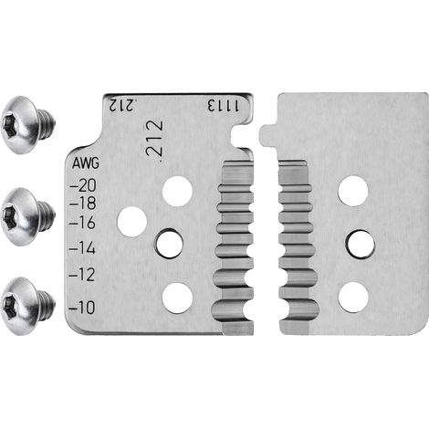 KNIPEX 12 19 13 1 set di lame di ricambio per 12 12 13